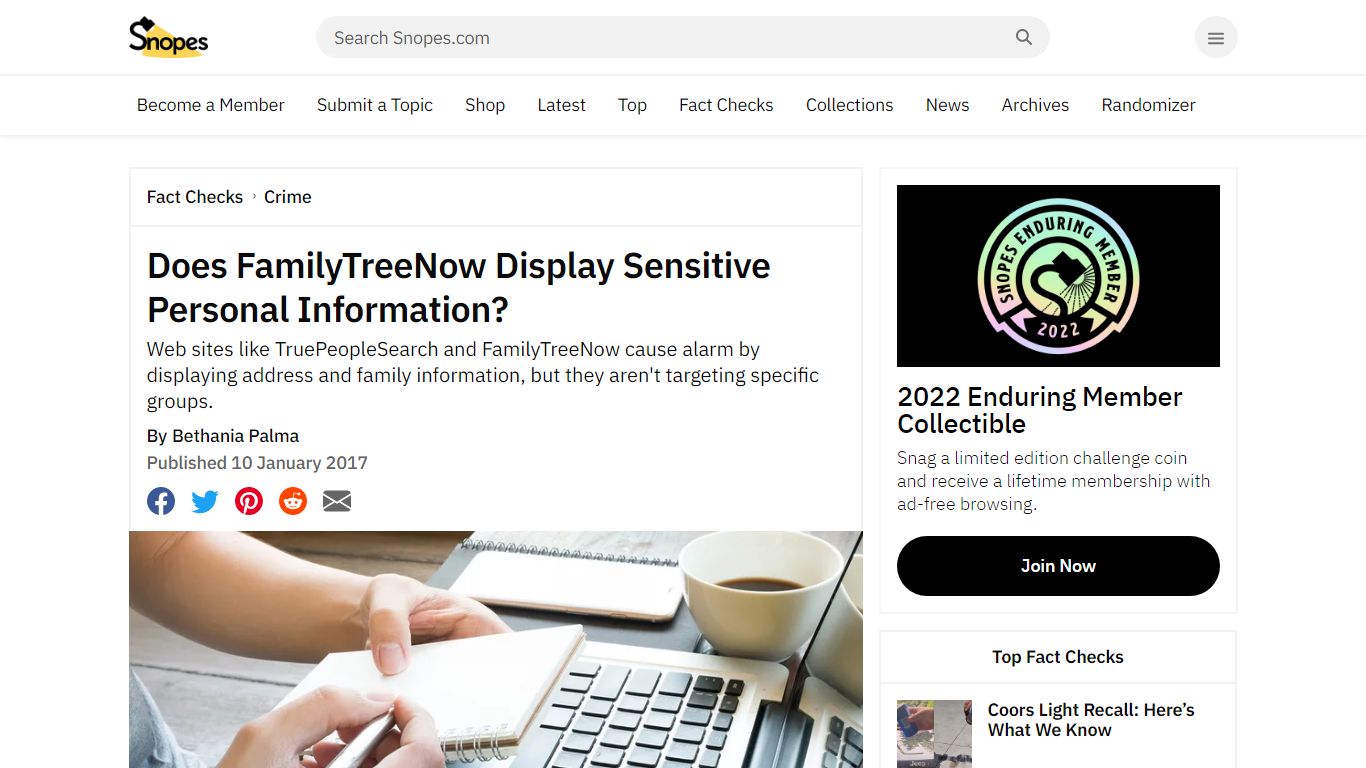 FACT CHECK: Do TruePeopleSearch and FamilyTreeNow Share Sensitive Data?